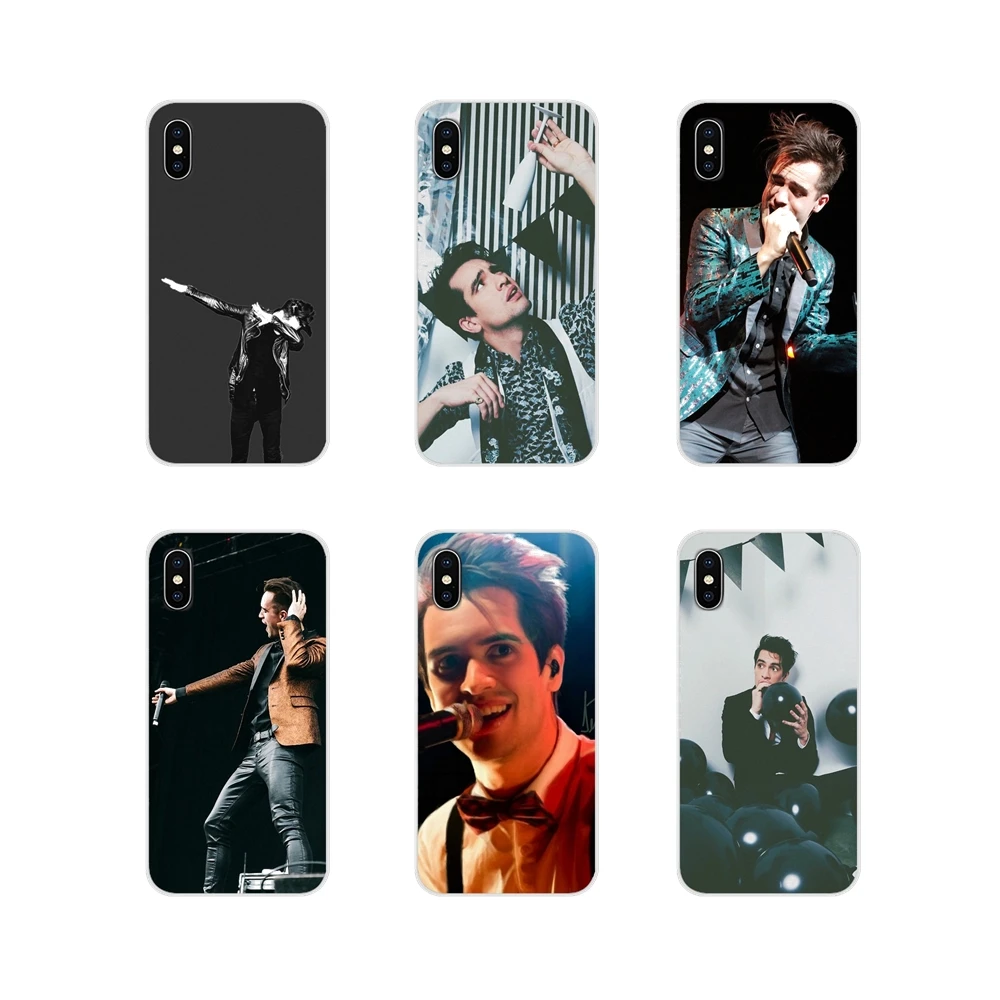 Прозрачный ТПУ чехол Brendon urie Panic at Disco для Apple IPhone X XR XS MAX 4 4s 5 5S 5C SE 6 6 S 7 8 Plus ipod touch 5 6