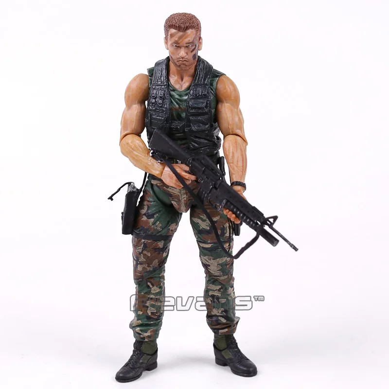 NECA PREDATOR 30th Anniversary Jungle Patrol encoming excussion Маскировка голландский Охотник за джунглями Unmasked Demon фигурка 18 см