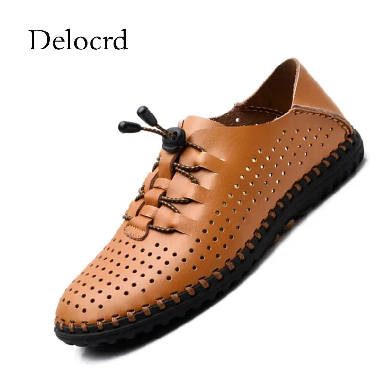 

Brand Italy Shoes Man Flats Shoes Fashion Blue Nubuck Artificial Leather Anti Slip Lace-Up Oxford Shoes Plus Size 38-48 Delocrd