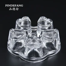 PINDEFANG любовь сердце стекло чайное устройство для подогрева чая горшок нагревание с подсвечником устройство цветущего чая горшок нагреватель и подогреватель база горшок держатель