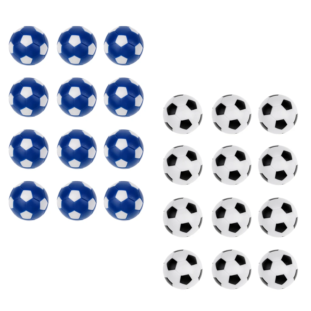 Новинка 24 шт. 36 мм пластиковая доска настольного футбола футбольные мячи игрушки Fussball Замена футбольные мячи для настольной футбольной