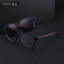 Ibbolll Модные женские поляризованные солнцезащитные очки на клипсах Роскошные брендовые дизайнерские солнцезащитные очки для мужчин классические очки унисекс 7006