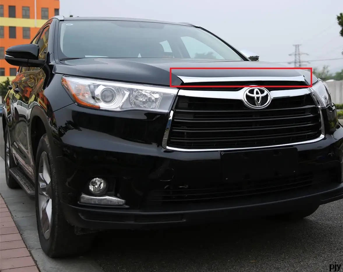 High quality ABS Chrome Decoration Front car hood cover trim 1pcs for