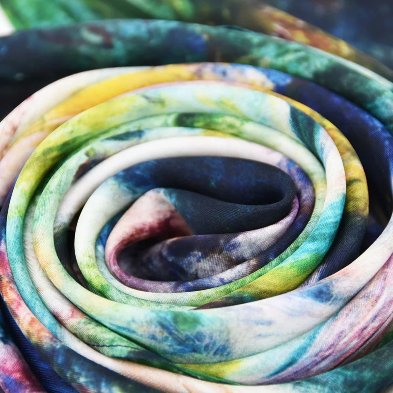 Yilijin шарф из натурального шелка для женщин Renoir известные масляные краски цифровое печатное искусство шелковая шаль и обертка 160x45 см