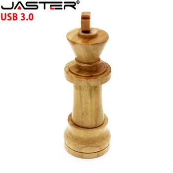 

JASTER USB 3.0 Natural international Chess memory flash stick checkers pendrive genuine 8gb 16gb 32GB fashion gift