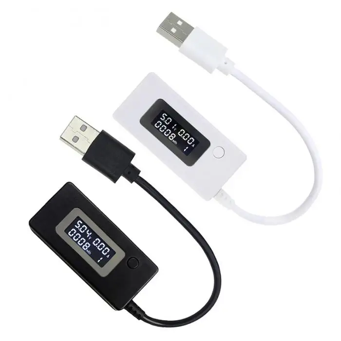 Мини ЖК-дисплей USB вольтметр мобильный зарядное устройство для телефона тестер ALI88