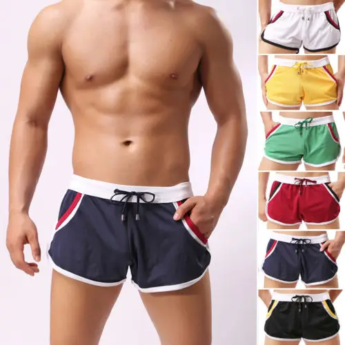 

Fitness Shorts For Male Summer Shorts Cotton Bodybuilding Underpants Elastic Waist Men Short Tights Quick Dry Black White Grey