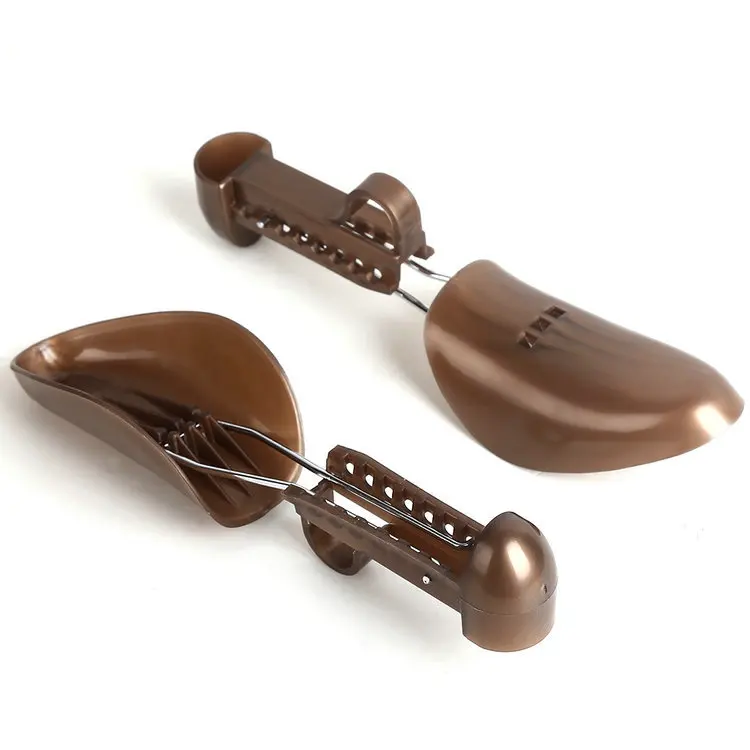 

2016 New Arrival A Pair Adjustable Shoe Tool Trees Stretcher Expander Shaper Plastic and Metal Brown for Men Women Health