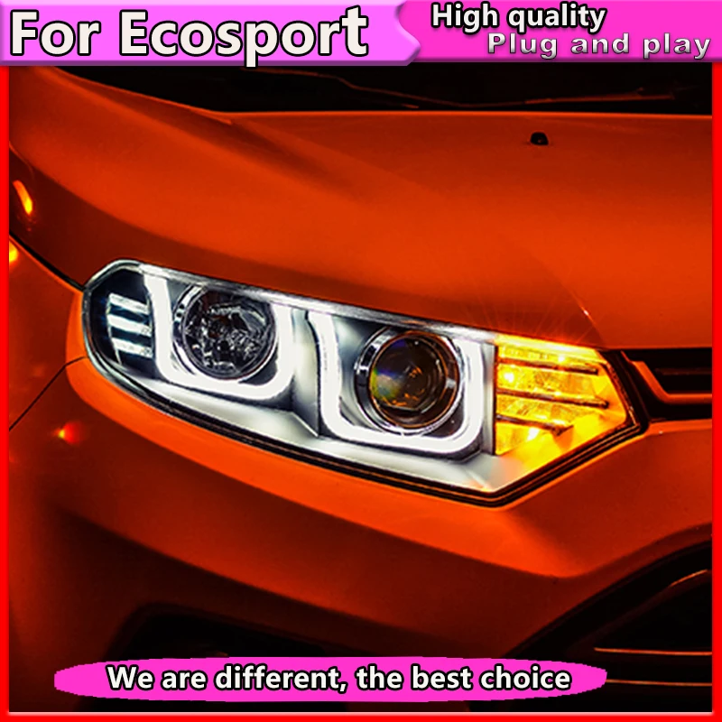 Car Styling LED Head Lamp for Ford Ecosport headlights 2013 2015