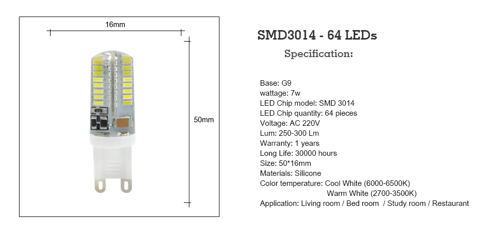 Karwen 10 шт./лот G4 G9 светодио дный лампа SMD3014 2835 3 Вт 5 Вт 7 Вт 9 Вт DC 12 В AC 220 В 24 48 64 104 светодио дный s люстра 360 градусов Кристалл пятно