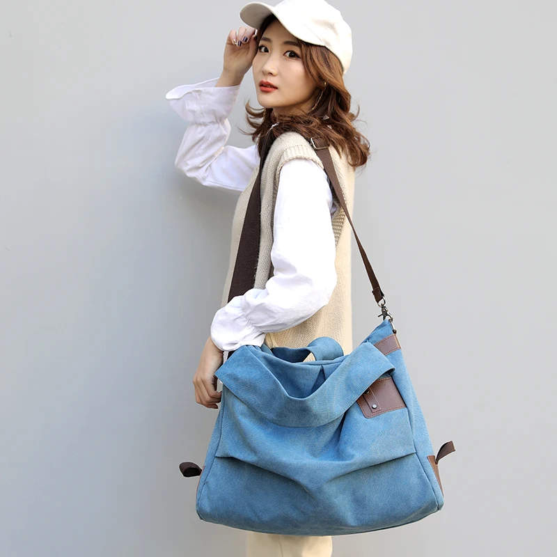 

Betterance 2019 Women Fashion Handbag canvas Girls Sling Bag Female Shoulder Top-handle Bag Bolsa Feminina Ladies SAC A Main Bag