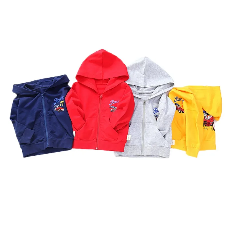 Baby Sweatshirt Toddler Kids Boys Girls  Hooded Tops Hoodie Long Sleeve Clothes Jacket Coat Outerwear Casual 2-6T