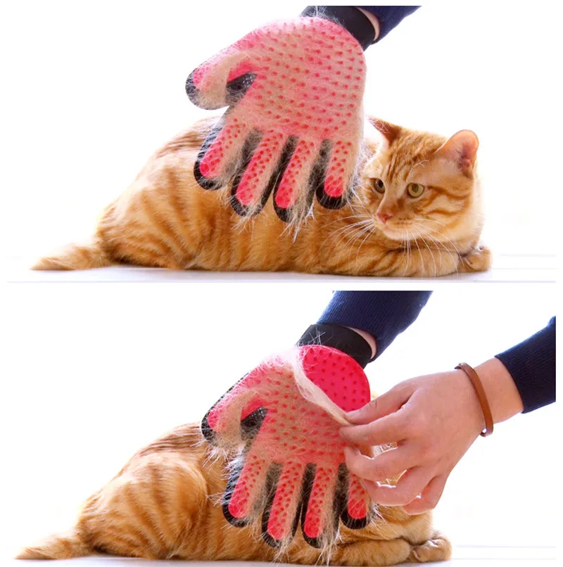 Перчатки для кошек расческа для волос щетка для ванны для домашних животных массажные принадлежности для ухода и чистки домашних животных