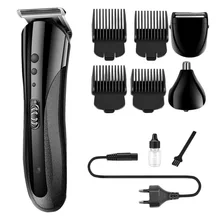 KEMEI KM-1407 Multifunctional Hair Trimmer Rechargeable Electric Nose Hair Clipper Professional Electric Razor Beard Shaver