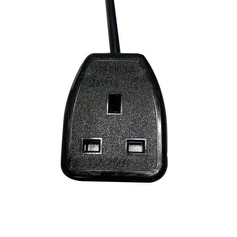 1 8 м 3*0 75 мм квадратная фоторозетка IEC320 C14 штекер к UK Socekt Женский удлинитель кабеля