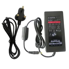 Ruitroliker Мощность адаптер Зарядное устройство штепсельная вилка британского стандарта Питание Зарядное устройство кабель для Playstation 2 PS2 консоли