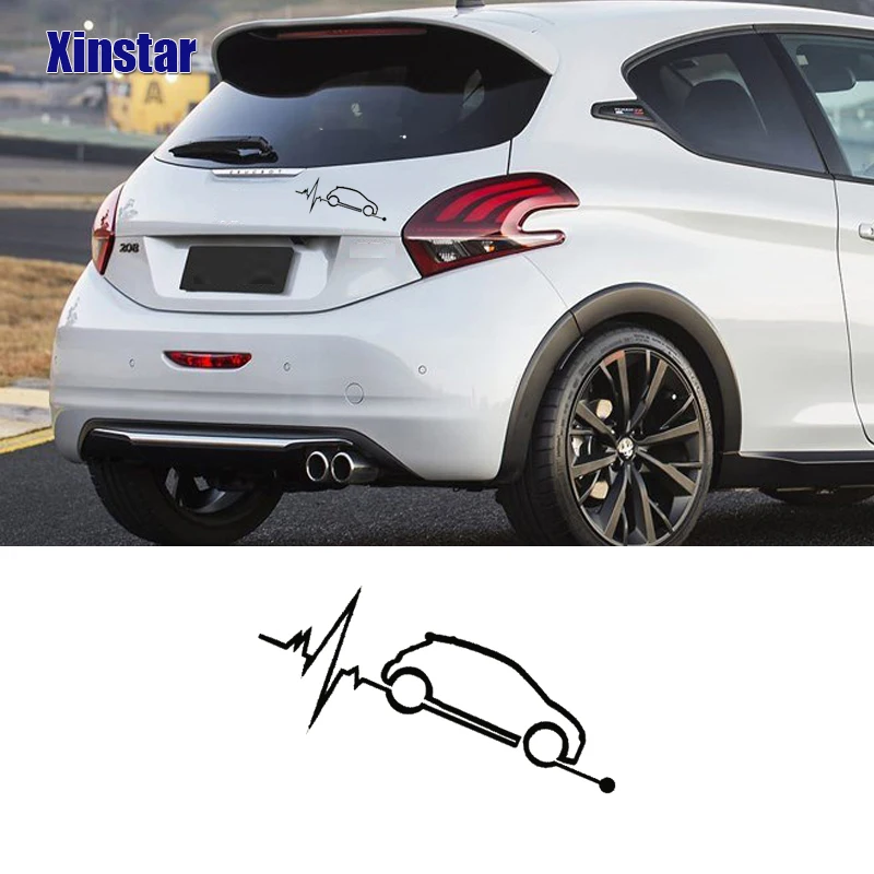 Наклейки на автомобильные окна для Peugeot 208 2 шт.|Наклейки автомобиль| |