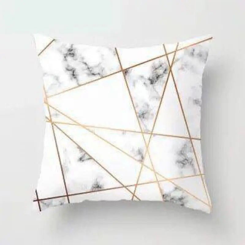 الشمال نمط الرخام وسادة غطاء الوردي الأناناس هندسية أفخم وسادة حالة الاسكندنافية المنزل الديكور ل كنبة مكتب كرسي