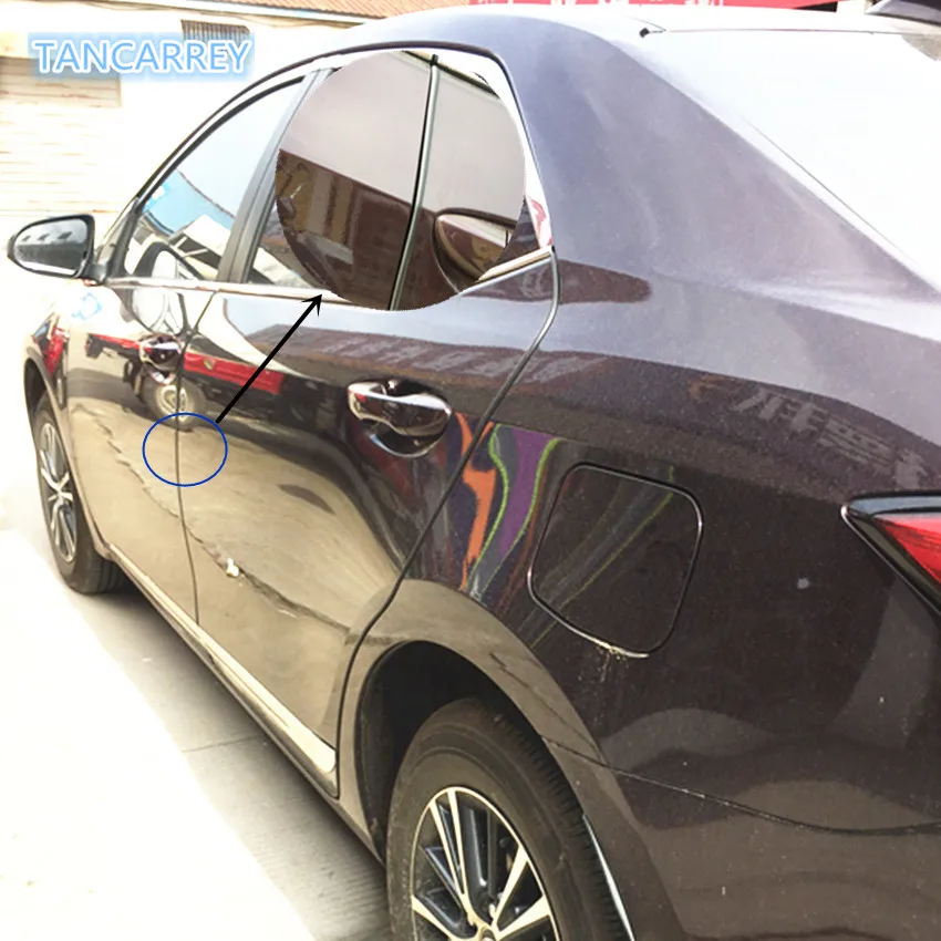 

Car door protection Decoration Stickers For Toyota Corolla Avensis Yaris Rav4 Auris Hilux Prius Prado Camry 40 Celic Accessories