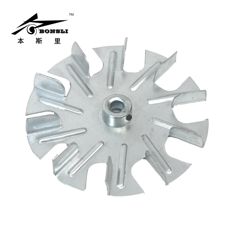 

84mm diameter 12mm height 8mm shaft small vane cooling wind fans iron blade motor parts