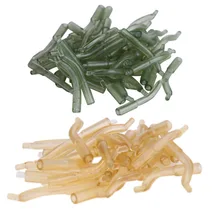 30 шт./лот рукав для рыболовного крючка, трубка для волос, приспособление для выравнивания, мягкие противозапутывающие позиционеры, клеммные снасти для ловли карпа, Аксессуары для рыбалки