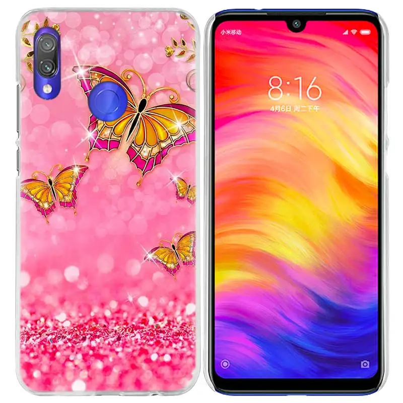 Чехол с мандалой и бабочкой для Xiao mi Red mi Go Note 7 6 6A Pro S2 5 4X mi A1 A2 9 mi x 3 5G 8 lite Play F1 жесткий чехол для телефона из ПК
