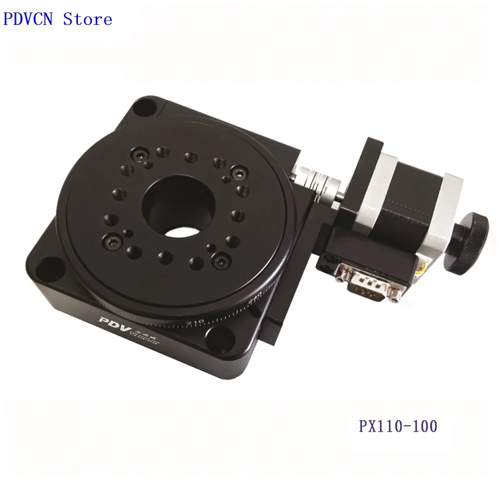 PDV PX110 100 электрическая вращающаяся стадия моторизованная платформа прецизионный