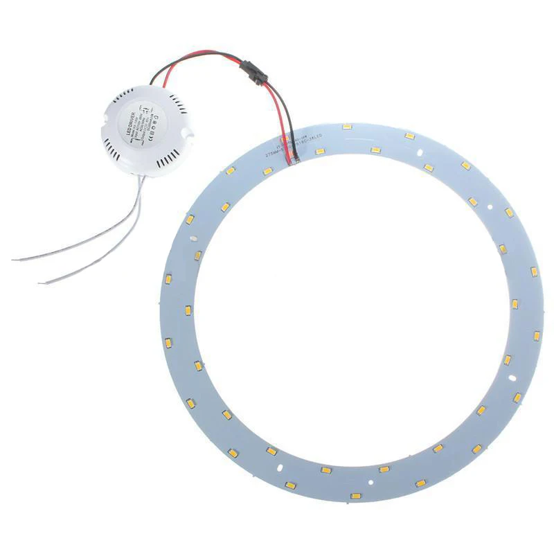 IKVVT 5730 SMD 8-33W LED Panel Annular Ceiling Light Fixtures Lamp White/Warm White