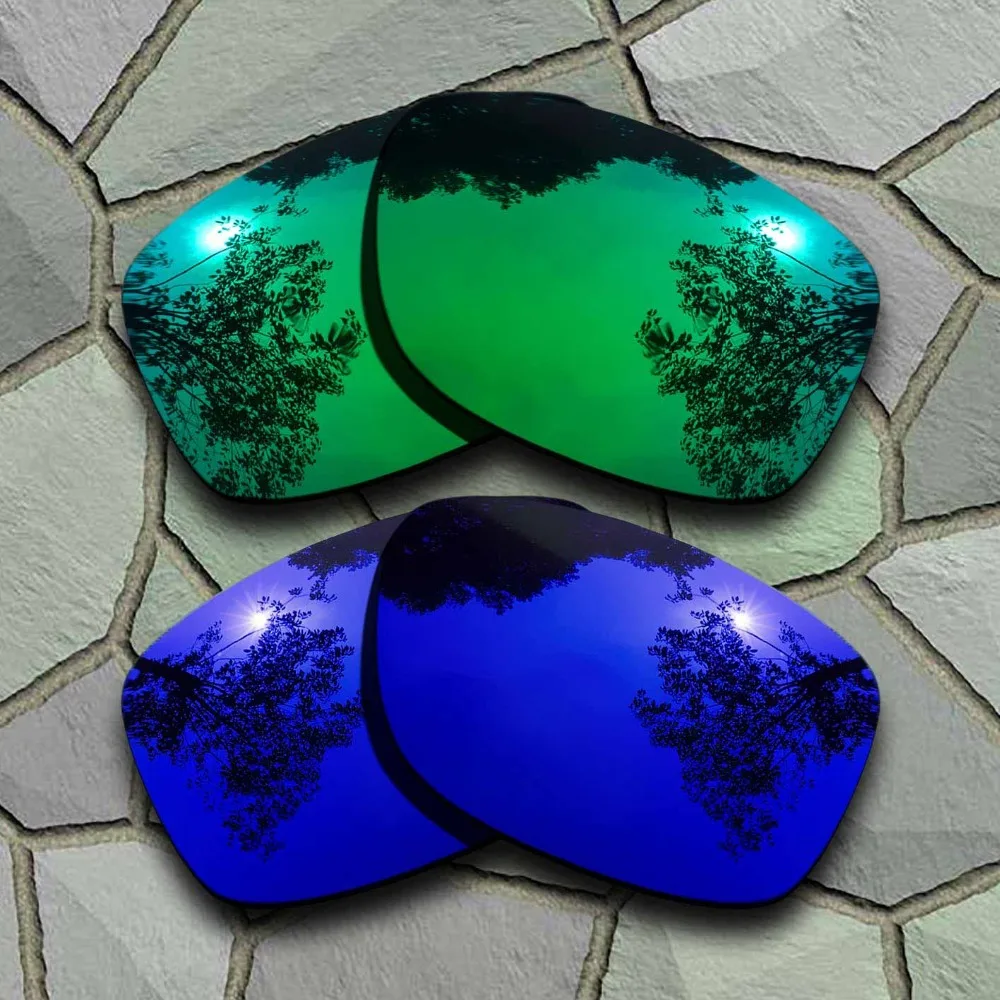 

Jade Green&Violet Blue Sunglasses Polarized Replacement Lenses for Oakley Jupiter Squared