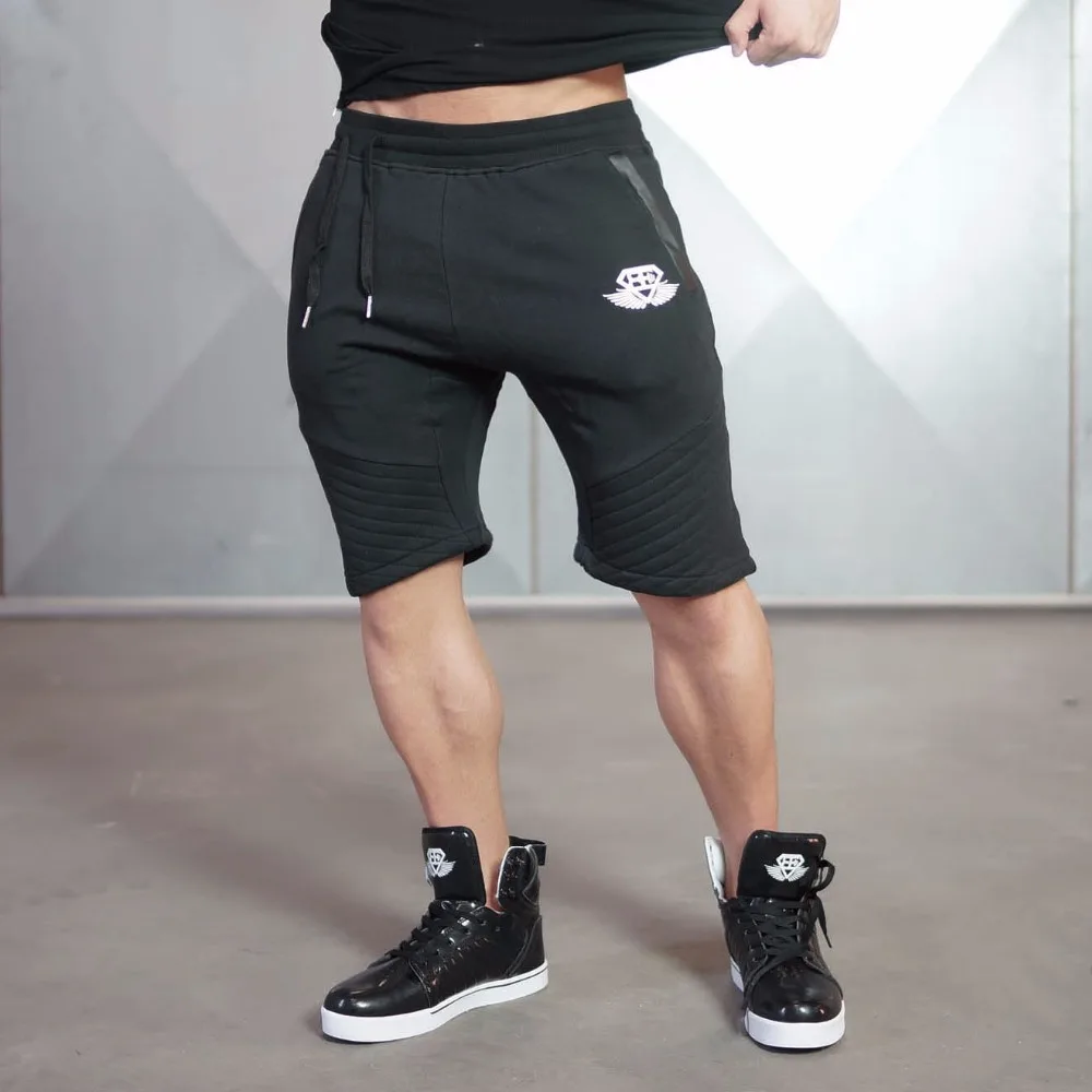 Body Engineers 2016 Quality Cotton Muscle Brothers And Fitness Short Slim Thin Section Breathable Print Short