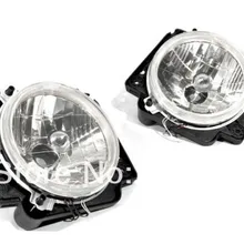 Светильник на голову с прозрачными линзами для VW Golf MK2