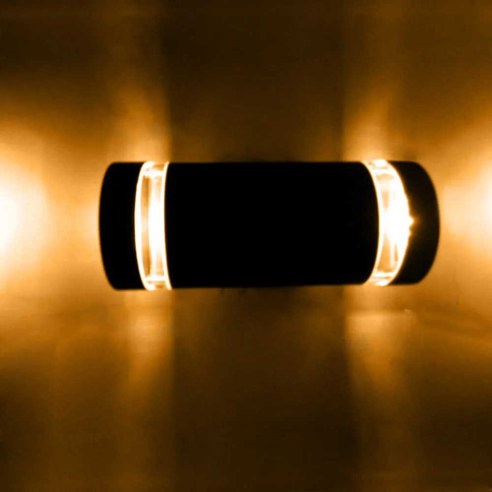 2 шт./лот 8 Вт настенный светильник светодиодный свет водонепроницаемый вверх и вниз сторона/LED крыльцо огни/LED Wall свет Водонепроницаемый Открытый(AC 85-265 В