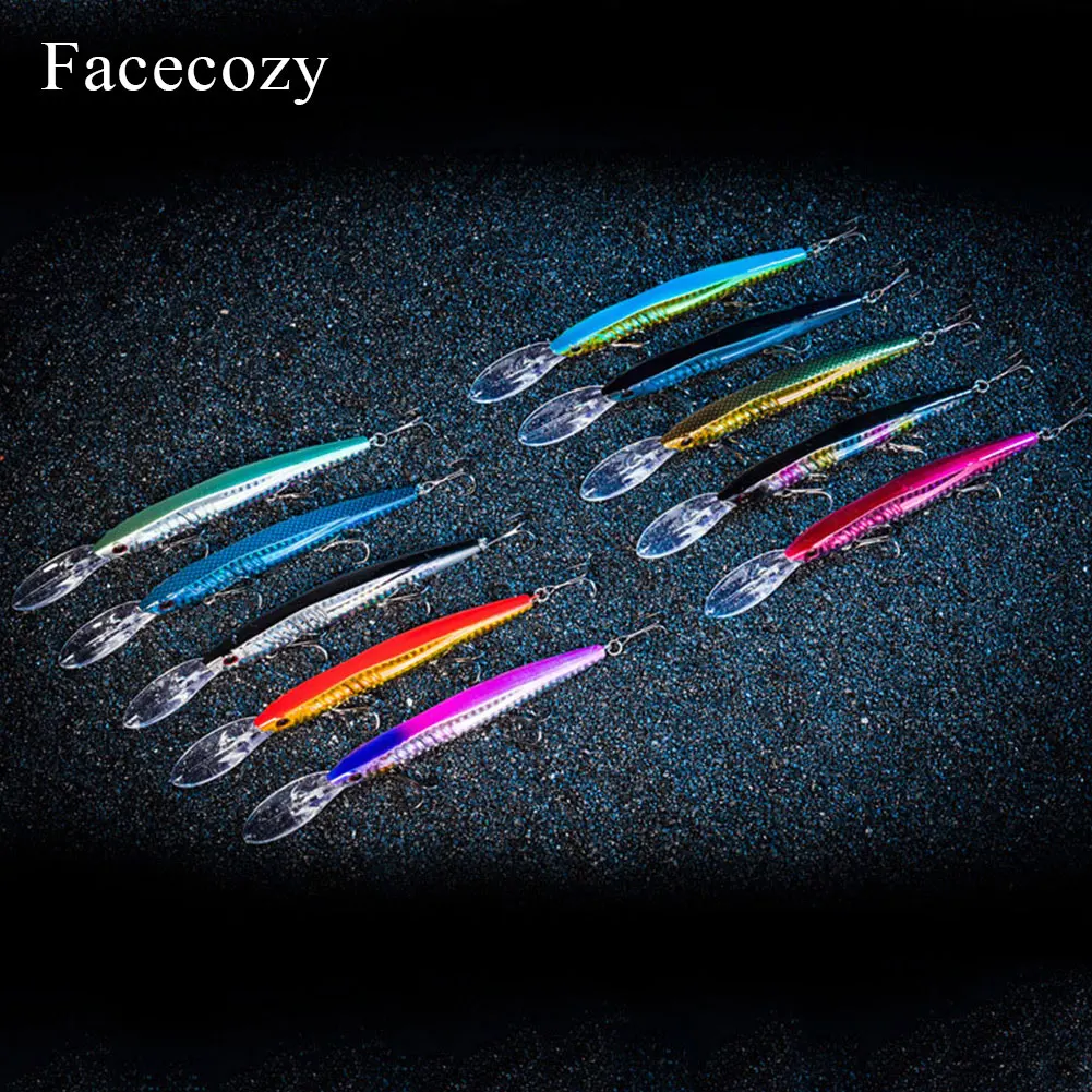 Facecozy Bionic Reflection рыболовные приманки в форме Минноу искусственные яркие цвета