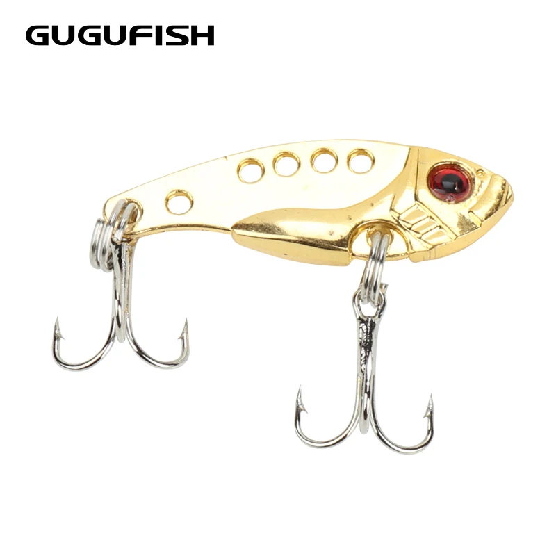 GUGUFISH 10 шт. металлические приманки 3 5 см яркие колебания блесна в виде ложки