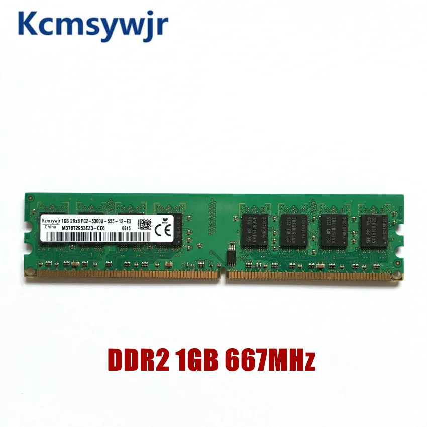 

KcmsywjR 1G 1GB DDR2 PC2 5300U DDR2 667 MHZ Desktop RAM Desktop memory 1G PC2-5300U DDR2 667 MHZ