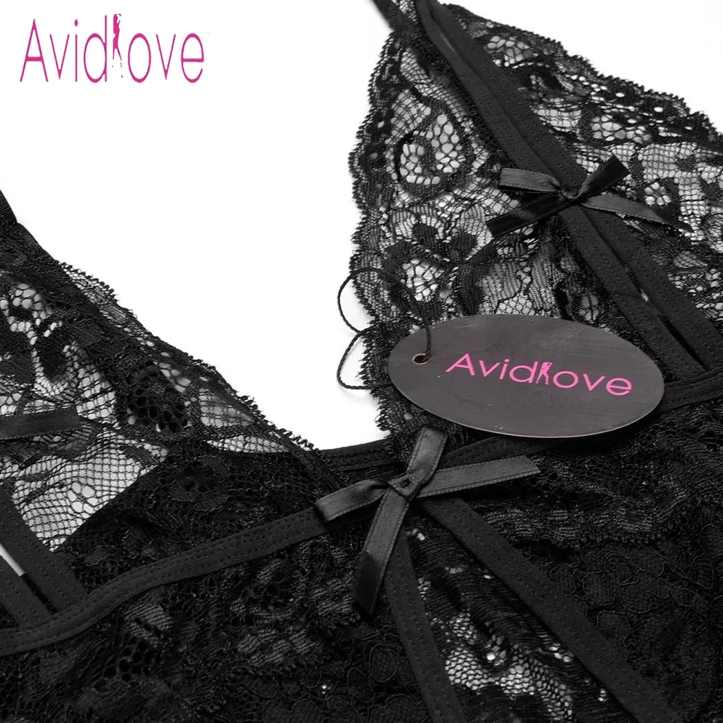 Avidlove цельное сексуальное женское белье эротическое боди Женское с открытой