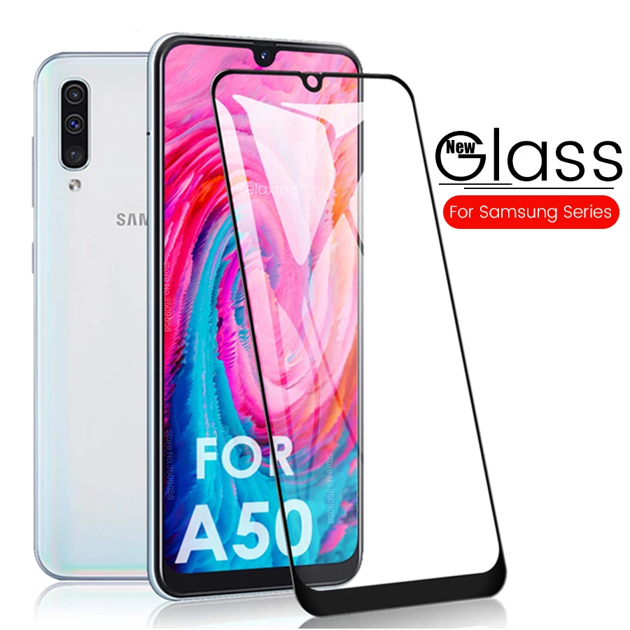

samsun galaksi a40 glass for samsung galaxy a20 a20e a30 a40s a50 a70 protective glass glaxy a60 a80 a90 screen cover tremp film