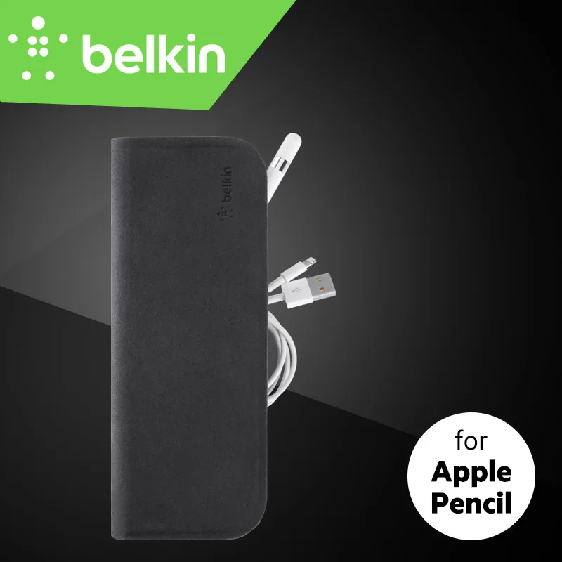 

Belkin Carrying Case for Apple iPad Pro Pencil Holder Case for Apple Pencil with Built-in Pocket and Slots with Package F8W792
