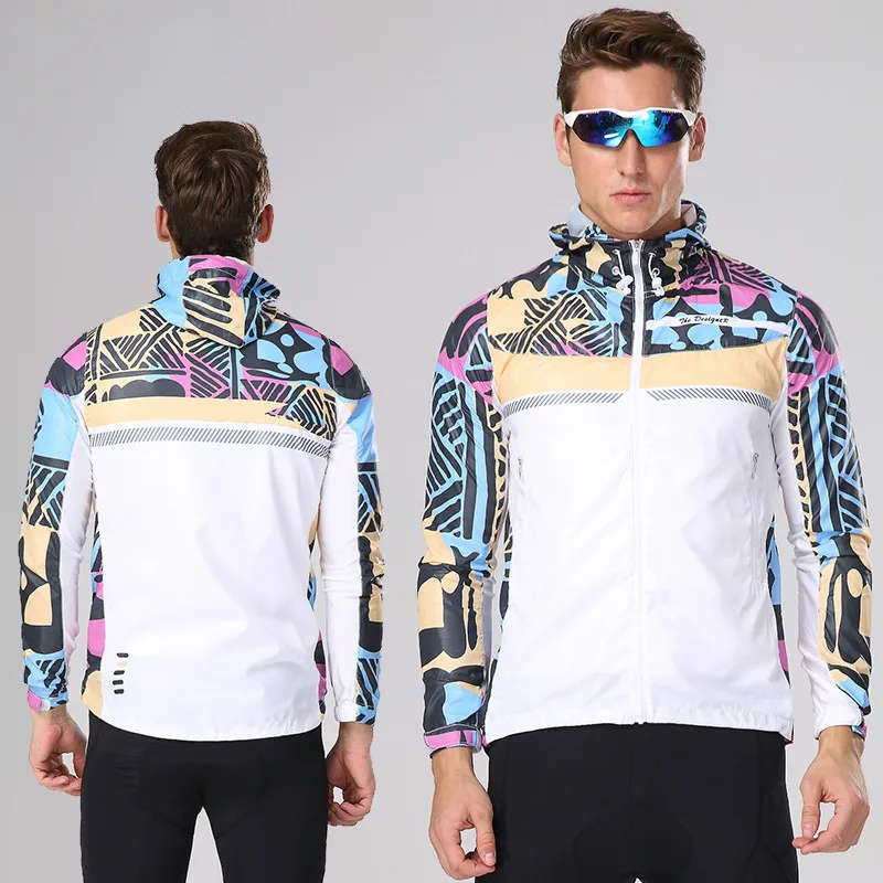 Горная ветровка для езды на мотоцикле, пальто для мужчин и женщин, дышащая Солнцезащитная куртка для мужчин - Цвет: Male 2