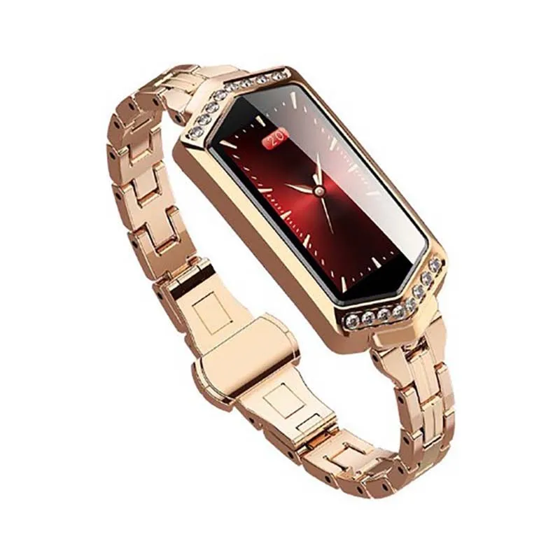 

Woman smart Wristbands Watch Blood Pressure Blood Oxygen Health Monitoring sport Tracking Data Storage Waterproof Color Screen