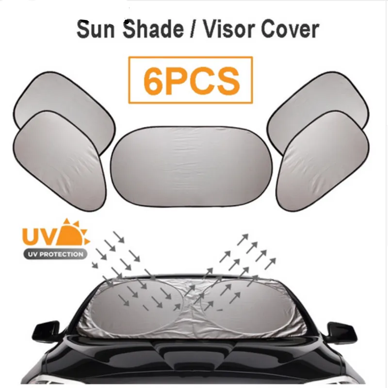 

6pcs Car Windshield & Side Window Sunshades For Audi A4 B6 B8 A1 A3 A6 C5 C6 80 A5 A7 Q3 Q5 Q7 TT S3 S4 S5 S6 S7 S8 RS RS3 RS4