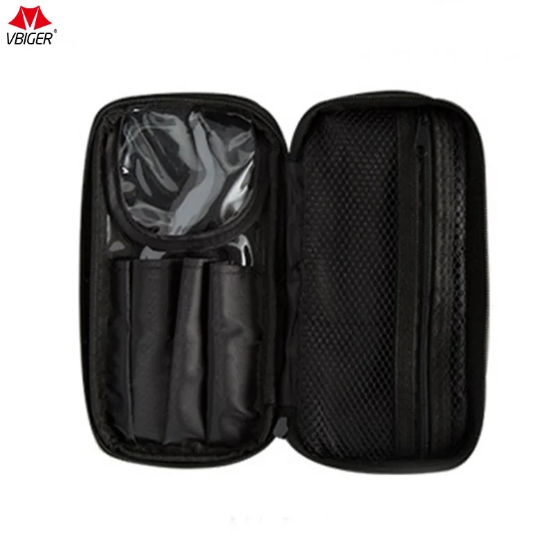 

Vbiger Women Double-sided Makeup Bag Cosmetic Case Beauty Toiletry Bag with Smooth Zipper and Multi-use Compartments Design