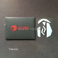 1 компл./упак. 1,0 мм тигровый геймерский толстые PTFE (белый) edition ножки для мыши для logitech G502 Мышь ноги - изображение