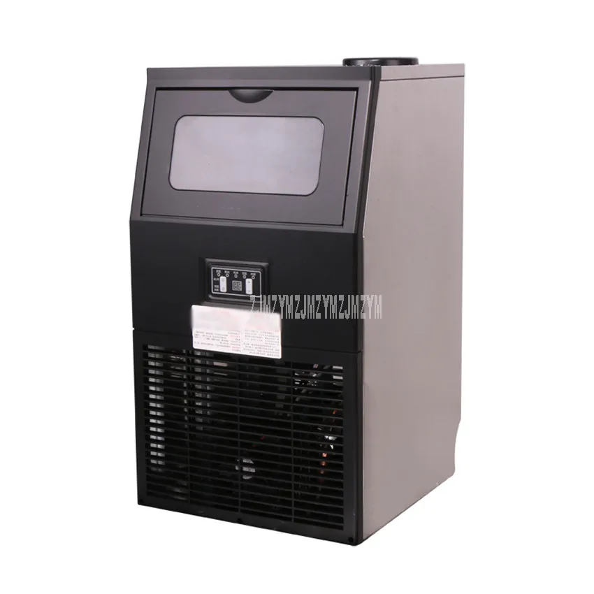 

35KG/24H Automatic Electric Ice Maker Thickness Adjustable Ice Block Cube Making Machine For Bar Coffee Milk Tea Shop 220V ZB-30