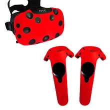 Silicone Controller Handle Case Protective Cover for HTC Vive VR Anti-Slip Shockproof Shell for HTC Vive Headset VR Game Access Silicone Controller Handle Case Protective Cover for HTC Vive VR Anti-Slip Shockproof Shell for HTC Vive Headset VR Game Access