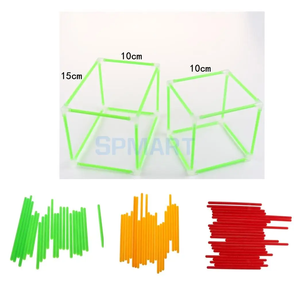 

Geometric Shape Building Set Cube Cuboid Math Learning Teaching Tools Educational Toys Kids Children Toy