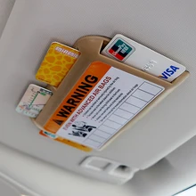 Автомобильный держатель карты парковки высокоскоростной зажим для ic-карт автомобильный козырек зажим Органайзер Многофункциональный номер телефона при временной парковке