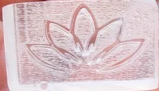 Рисунок лотоса мыло ручной работы штамп прозрачный Diy натуральный акрил органическое декоративное мыло изготовление на заказ Печать - Цвет: size 3.3x2cm
