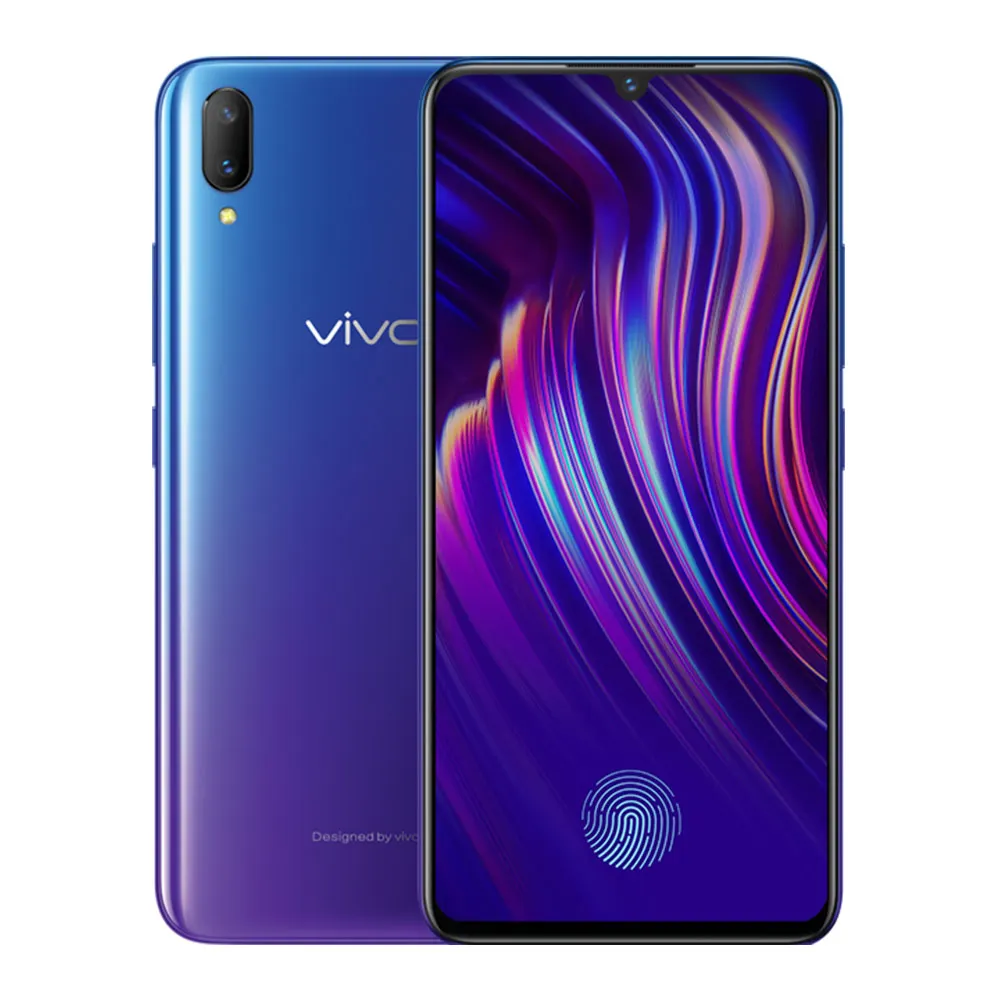 Глобальная версия,, vivo V11, мобильный телефон, 6,41 дюймов, 4G, 128G, Восьмиядерный процессор Snapdragon 660, Передняя камера 25 МП, задняя камера 12 Мп+ 5 МП, разблокировка экрана - Цвет: 6G 128G Nebula