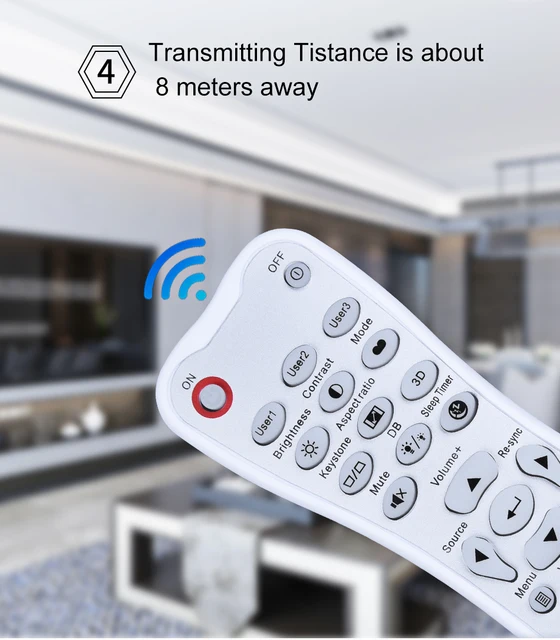 New for Optoma Projector Remote control HD26 GT1080 GT1070X